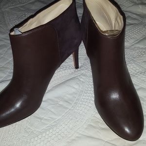 Chocolate brown ankle boots